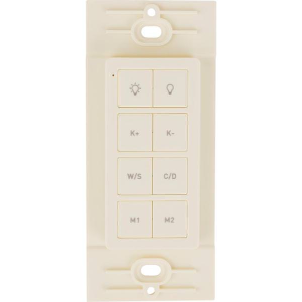 Tunable Radio Frequency Almond Task Lighting Remote Control
